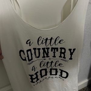 Tanktop- A Little Country A Little Hood